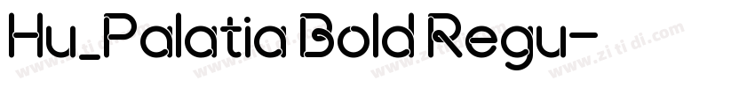 Hu_Palatia Bold Regu字体转换
